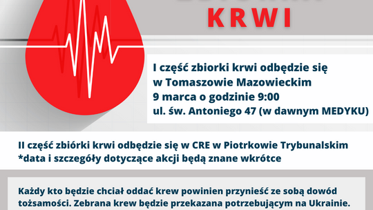 "Solidarni z Ukrainą" - zbiórka krwi w "Medyku".