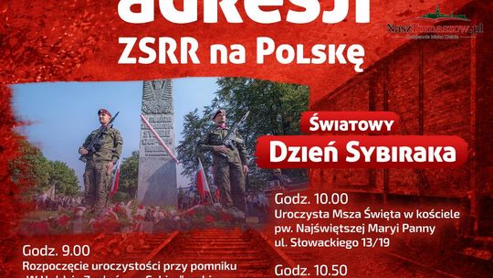 Tomaszów Mazowiecki: obchody 87. rocznicy agresji ZSRR i Dnia Sybiraka