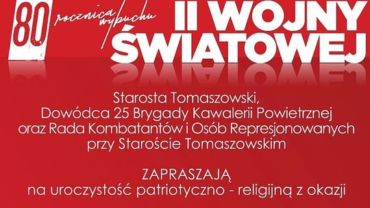 Uroczystości upamiętniające 80 rocznicę wybuchu II wojny światowej