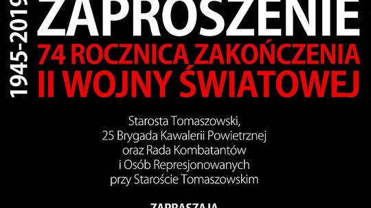 Uroczystości z okazji 74. rocznicy zakończenia II Wojny Światowej