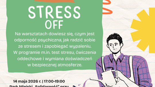 Warsztaty Stress Off w Parku Solidarność