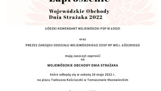 Wojewódzkie obchody Dnia Strażaka 