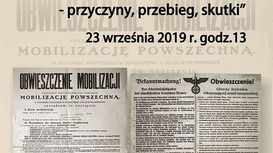 Wykład  "Kampania wrześniowa 1939 roku - przyczyny, przebieg, skutki"