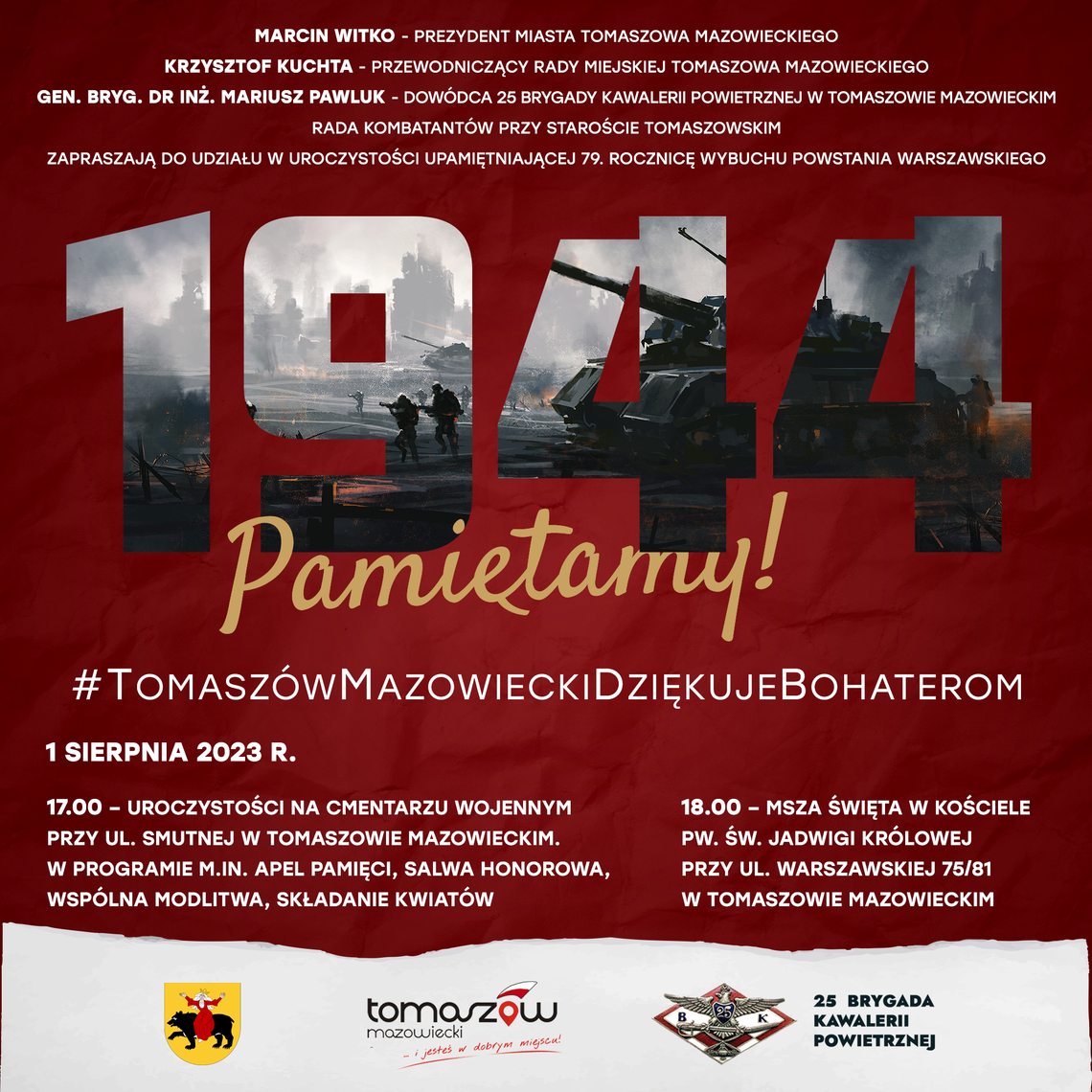 79. rocznica wybuchu Powstania Warszawskiego 79. rocznica wybuchu Powstania Warszawskiego