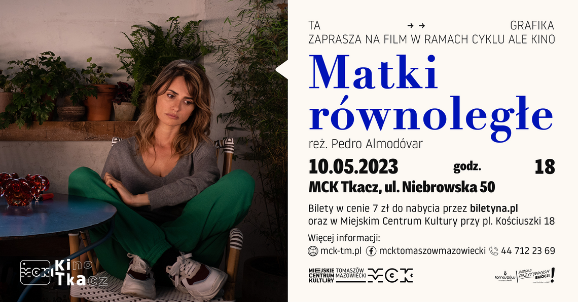 Ale Kino w MCK Tkacz – projekcja filmu „Matki równoległe” Ale Kino w MCK Tkacz – projekcja filmu „Matki równoległe”