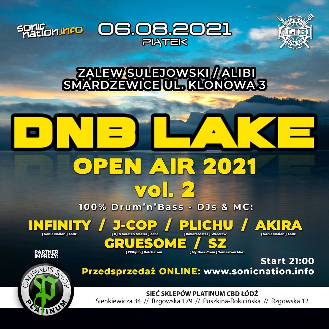 DNB LAKE 2021 vol.2 / 06.08 pt. / Zalew Sulejowski - Alibi