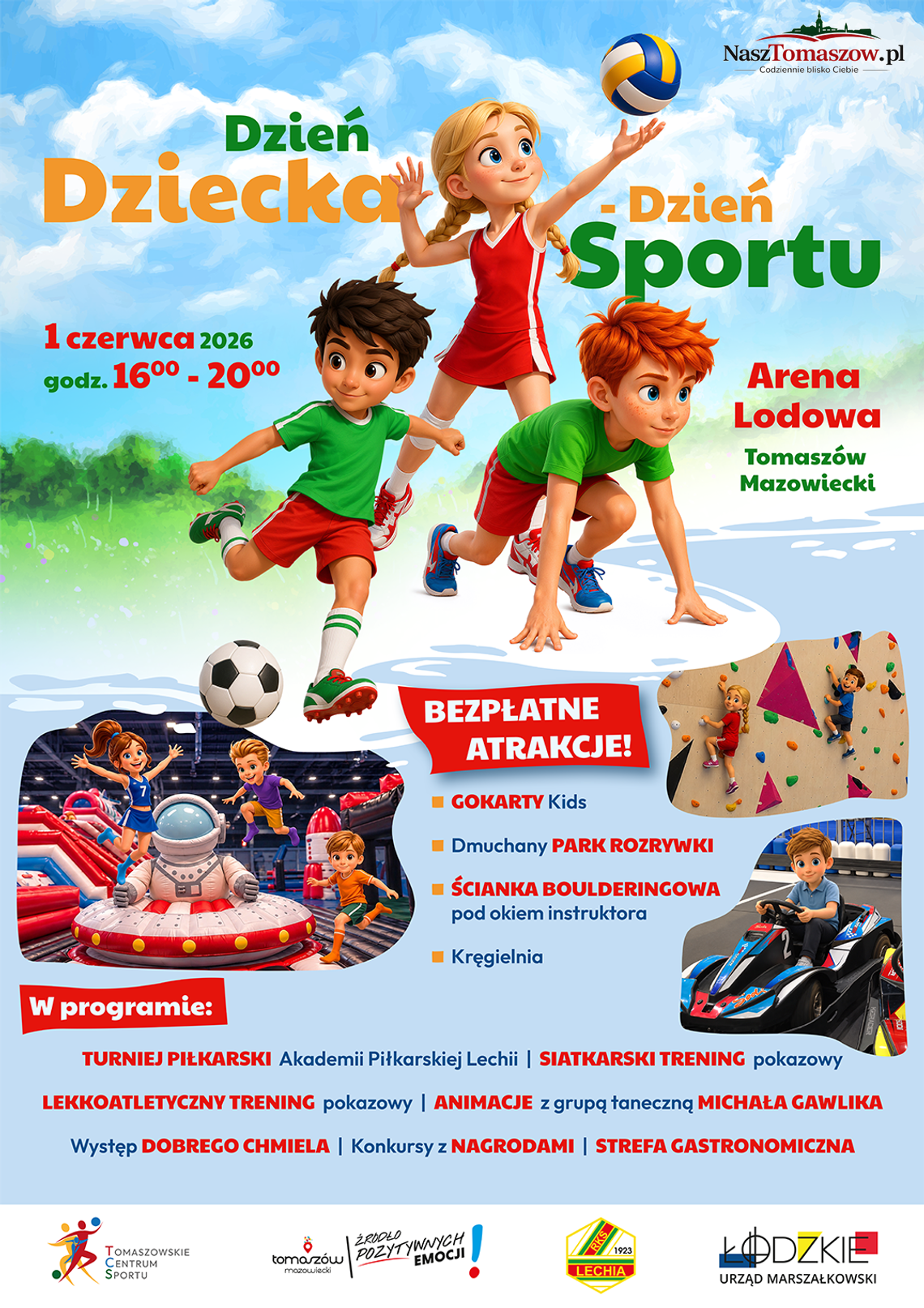 Dzień Dziecka i Dzień Sportu w Arenie Lodowej Dzień Dziecka i Dzień Sportu w Arenie Lodowej