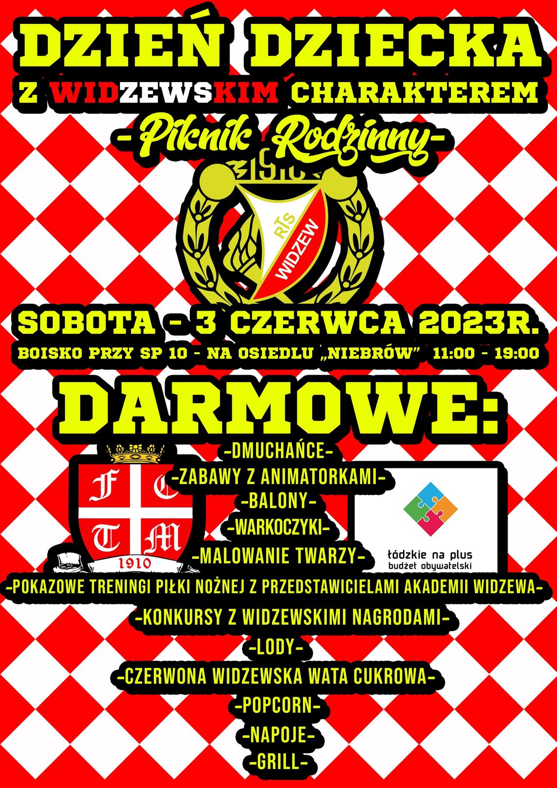 Dzień Dziecka z Widzewskim Charakterem Dzień Dziecka z Widzewskim Charakterem