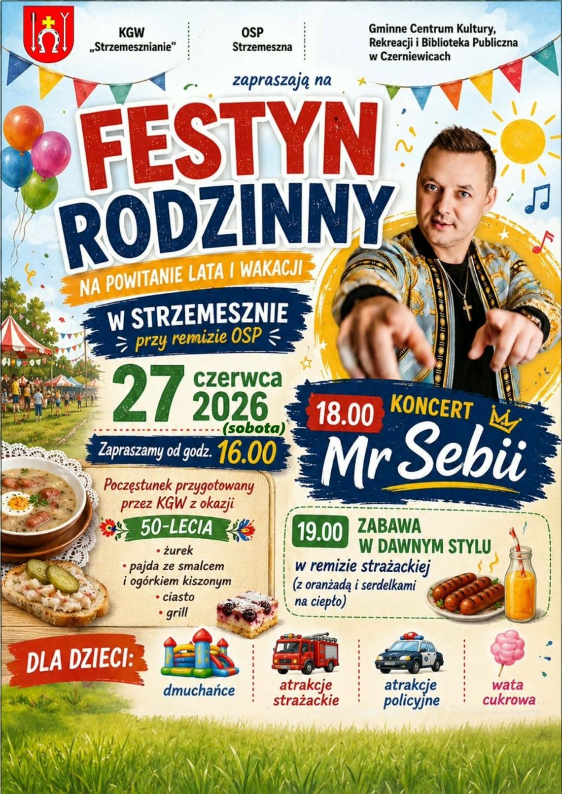 Festyn Rodzinny na powitanie lata i wakacji Festyn Rodzinny na powitanie lata i wakacji