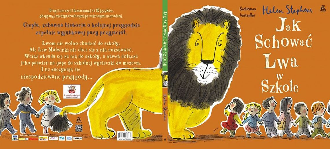 Głośne czytanie książki pt. „Jak schować lwa w szkole” Helen Stephens  