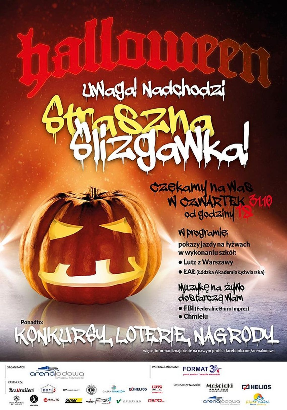 Halloweenowa ślizgawka w Arenie Lodowej Halloweenowa ślizgawka w Arenie Lodowej