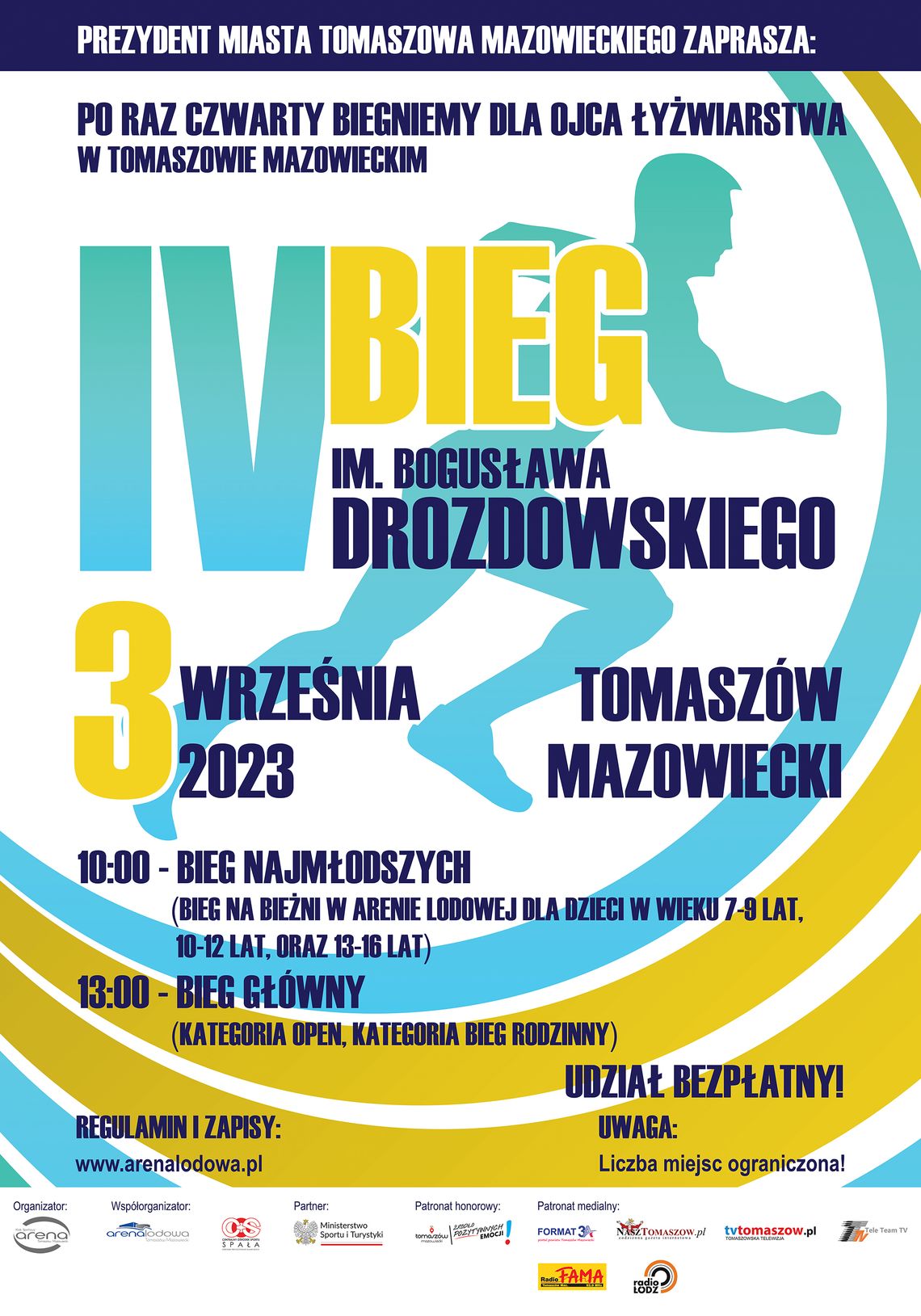 IV BIEG IM. BOGUSŁAWA DROZDOWSKIEGO IV BIEG IM. BOGUSŁAWA DROZDOWSKIEGO