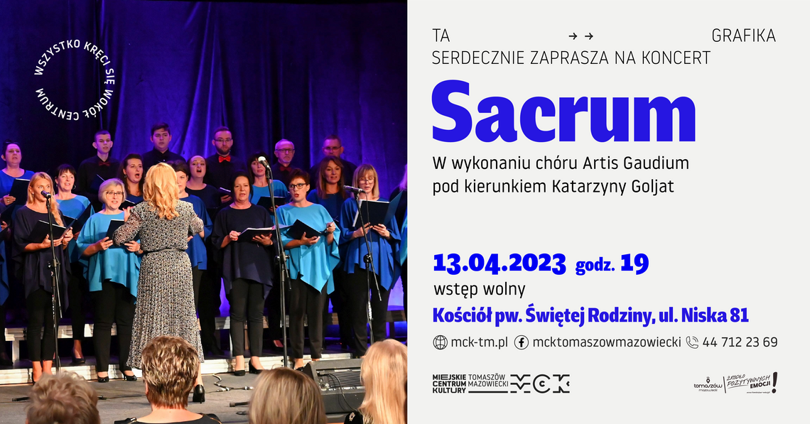 Koncert chóru Artis Gaudium Koncert chóru Artis Gaudium
