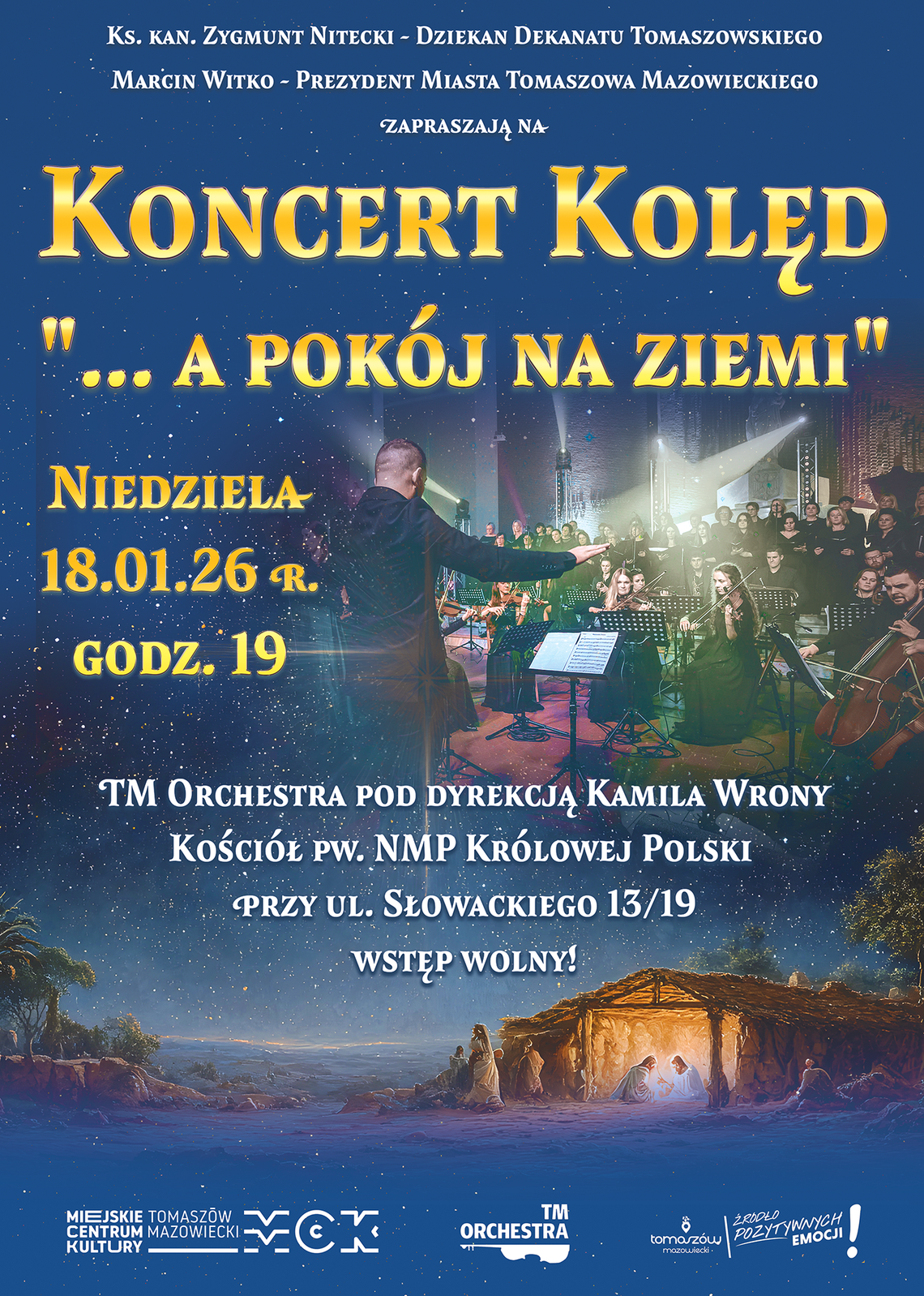 Koncert Kolęd „…A Pokój na Ziemi”.