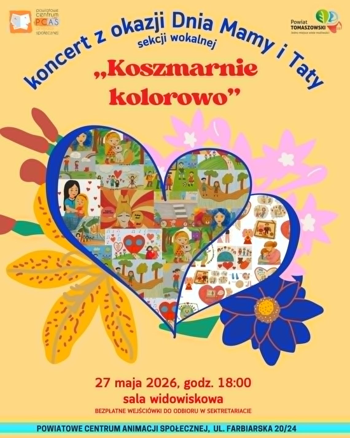 Koncert z okazji Dnia Mamy i Taty sekcji wokalnej „Koszmarnie kolorowo”