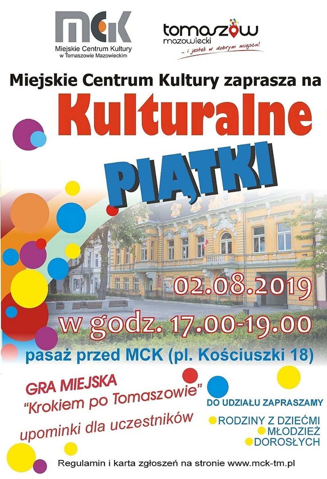 KULTURALNE PIĄTKI z MCK „Gra miejska” KULTURALNE PIĄTKI z MCK „Gra miejska”