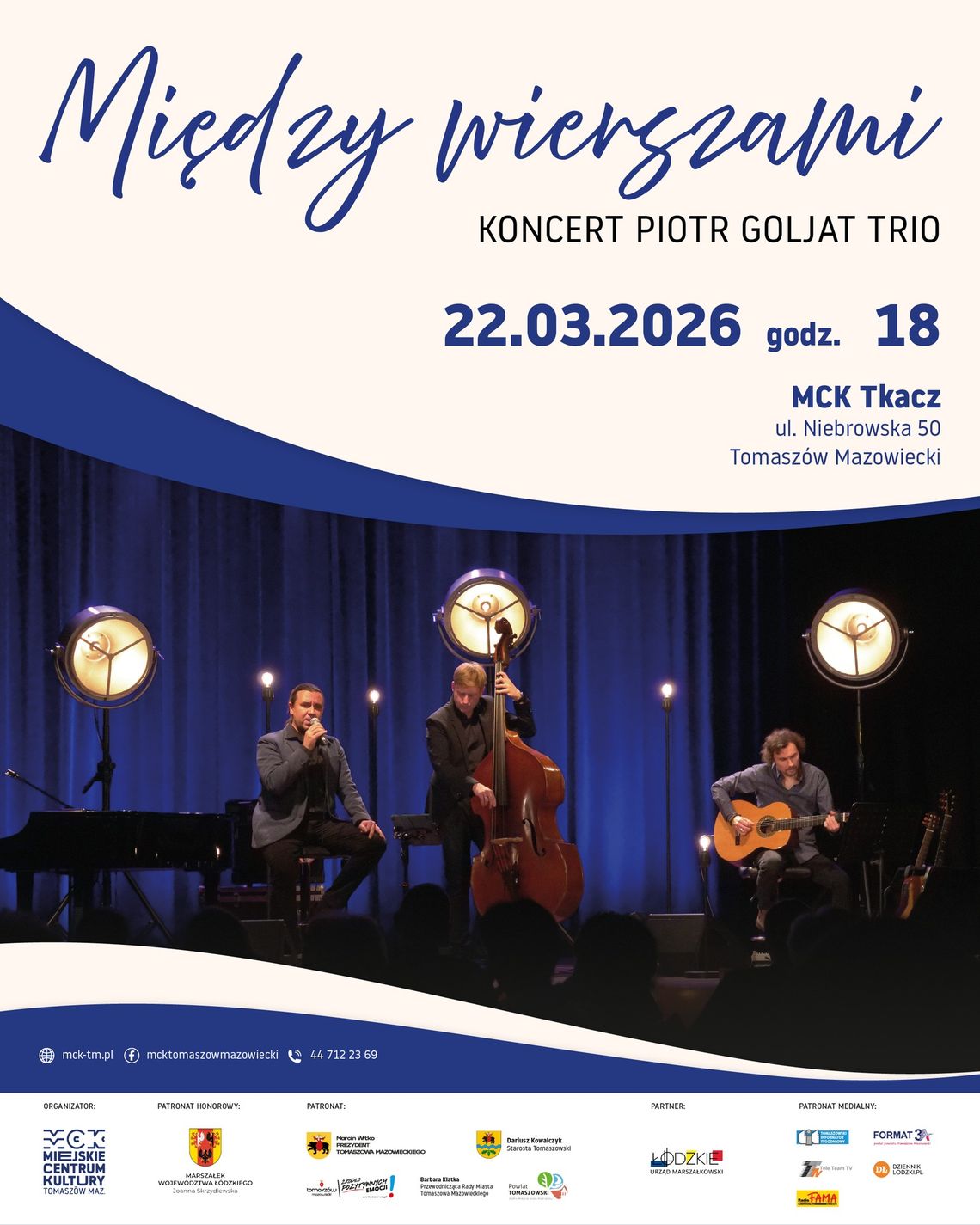 „Między wierszami…” – Piotr Goljat Trio „Między wierszami…” – Piotr Goljat Trio