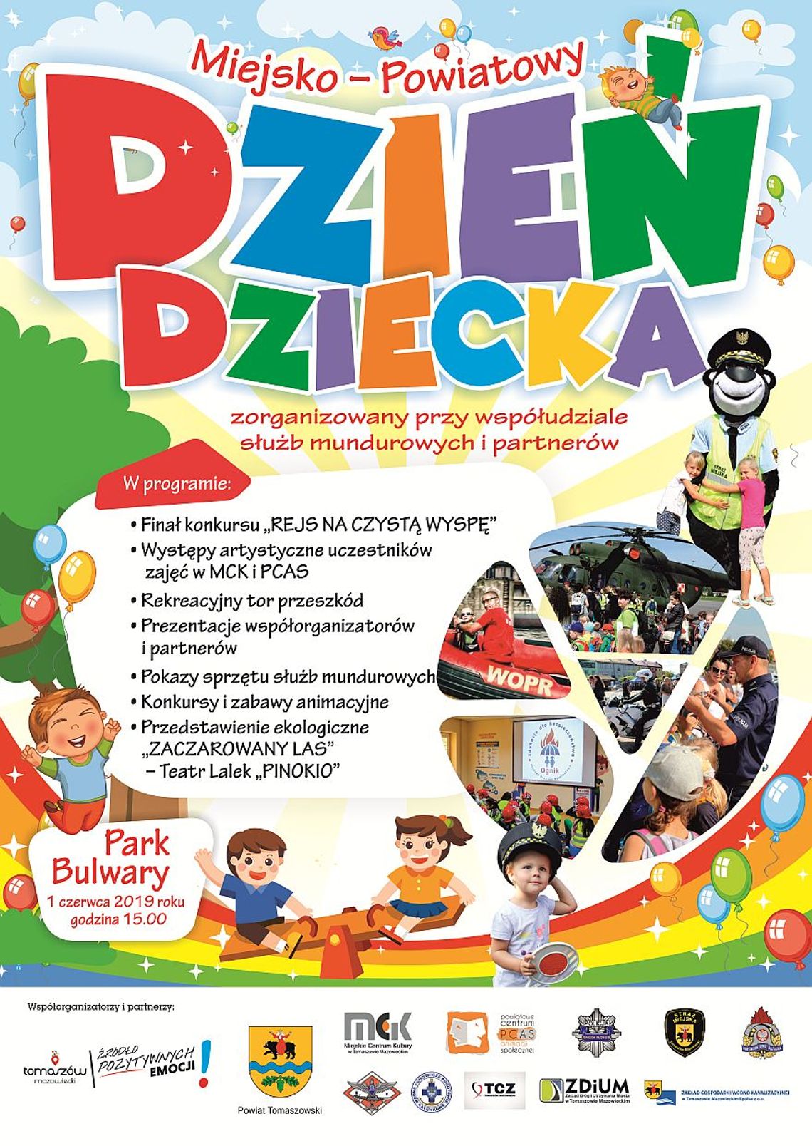 Miejsko-Powiatowy Dzień Dziecka w Parku Bulwary Miejsko-Powiatowy Dzień Dziecka w Parku Bulwary