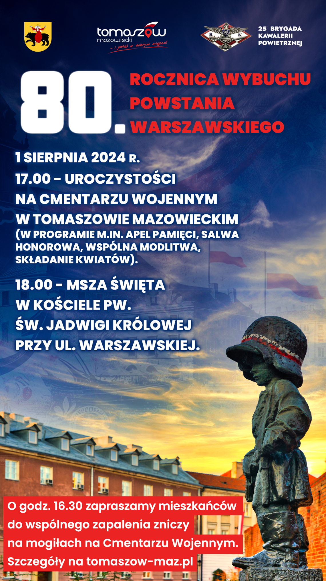 Obchody 80. rocznicy wybuchu powstania warszawskiego Obchody 80. rocznicy wybuchu powstania warszawskiego