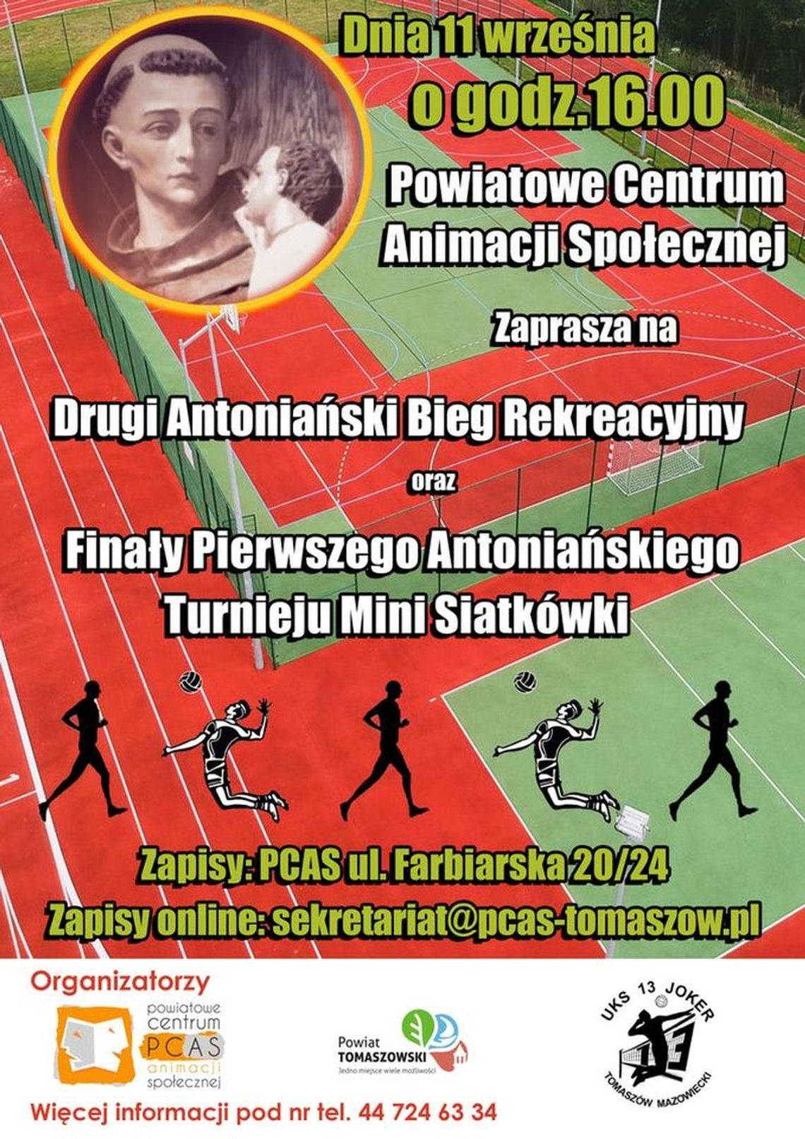 PCAS zaprasza na II Bieg Antoniański