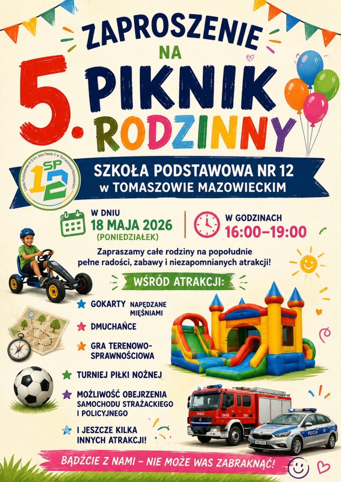 Piknik rodzinny w SP 12