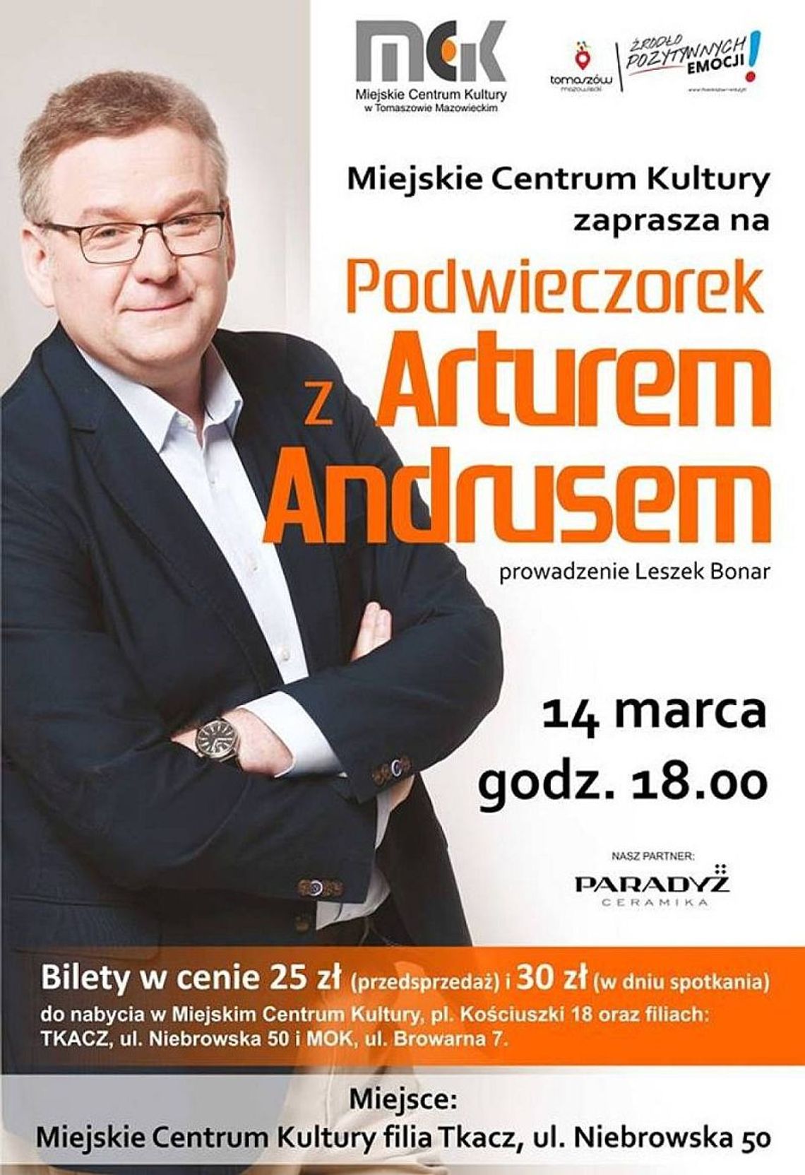 Podwieczorek z Arturem Andrusem Podwieczorek z Arturem Andrusem