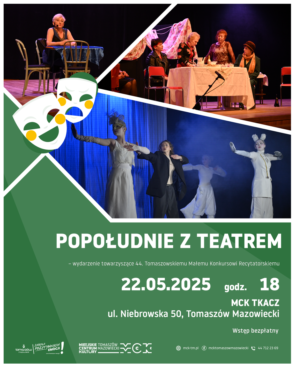 Popołudnie z Teatrem w MCK Tkacz! Popołudnie z Teatrem w MCK Tkacz!