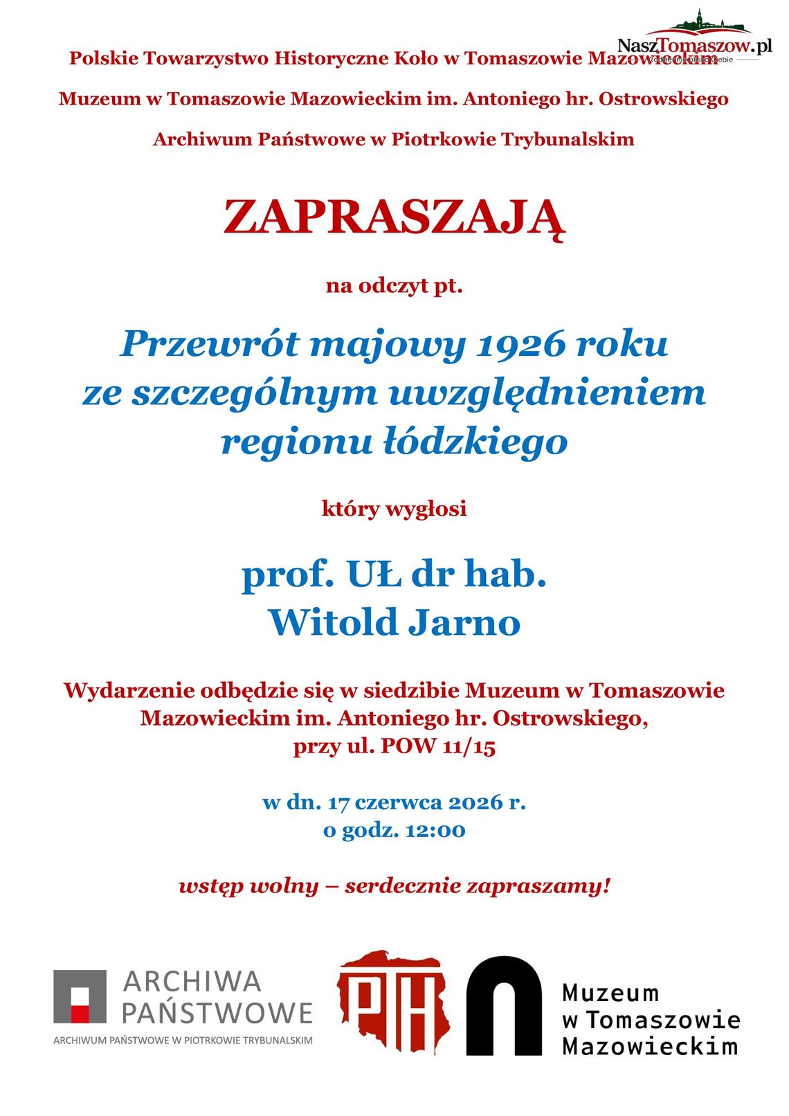 Przewrót majowy 1926 roku ze szczególnym uwzględnieniem regionu łódzkiego