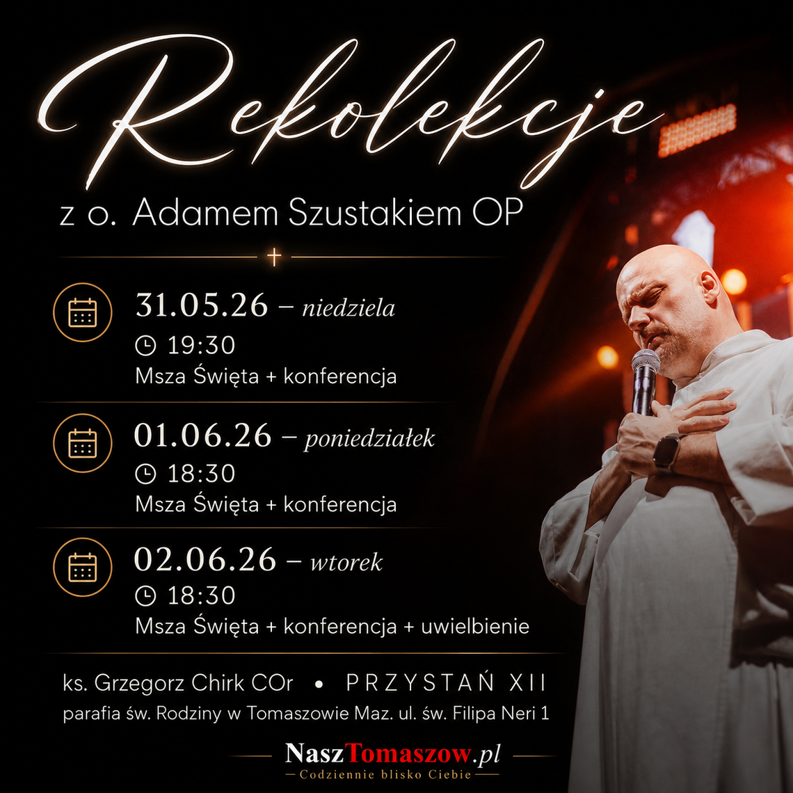 Rekolekcje z o. Adamem Szustakiem OP