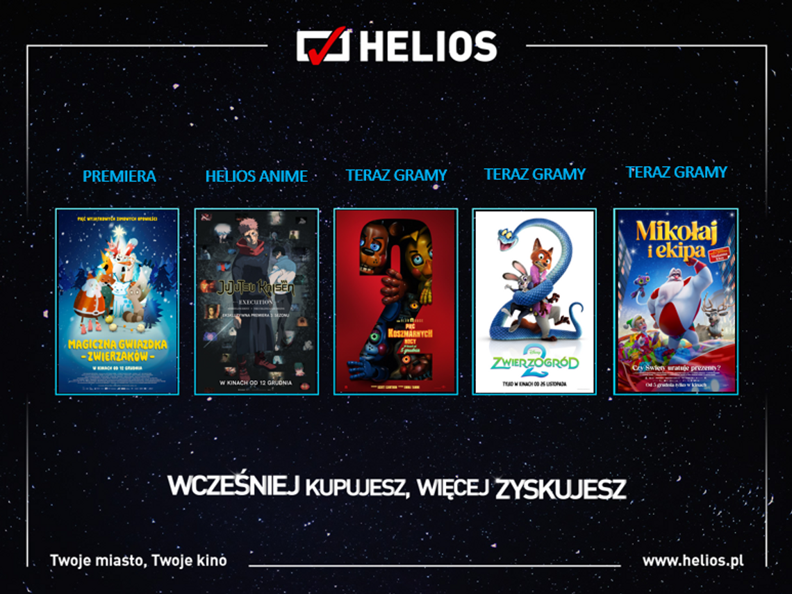 Repertuar kina Helios Repertuar kina Helios