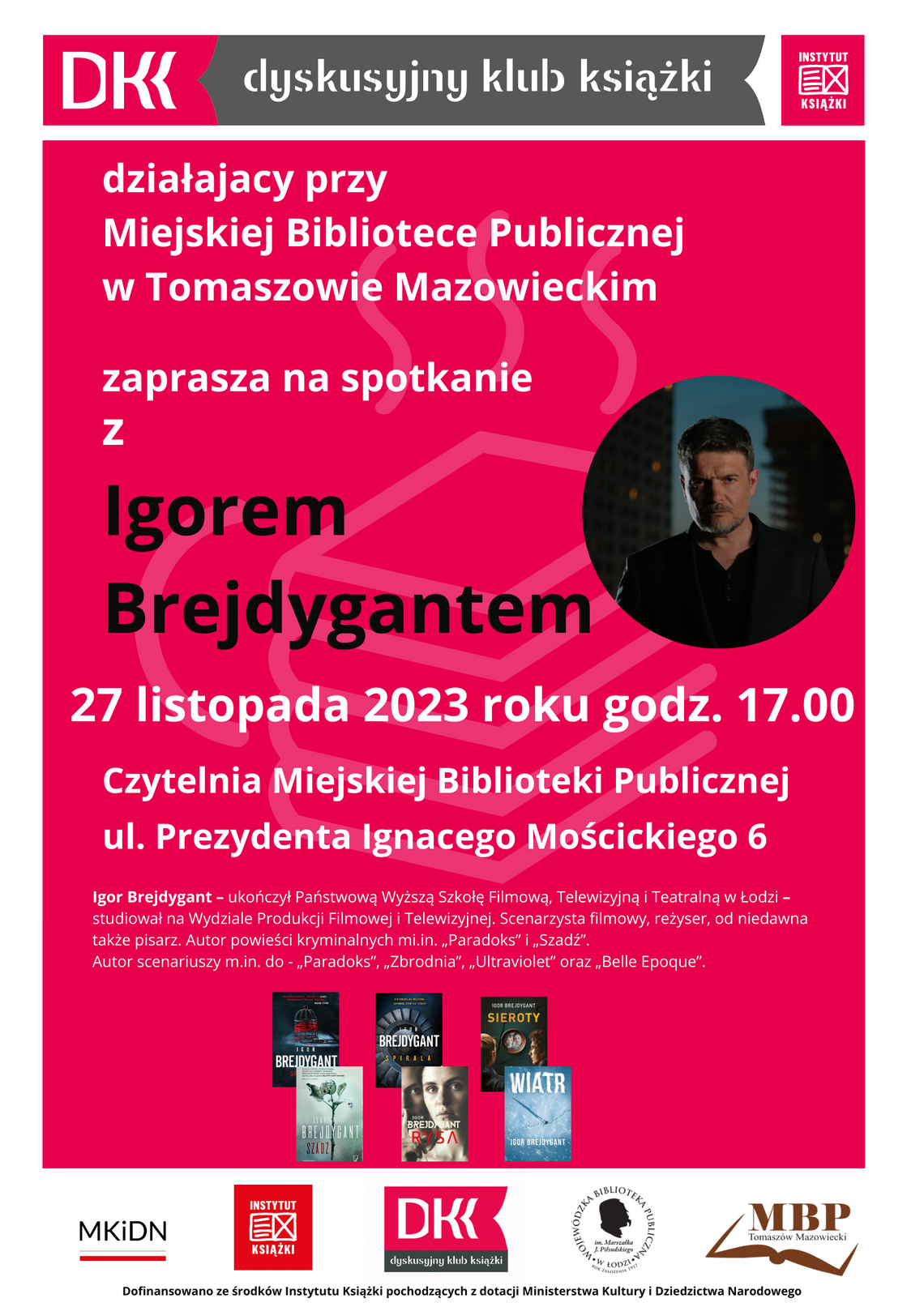 spotkanie autorskie z Igorem Brejdygantem