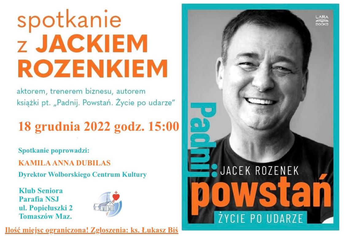 spotkanie z Jackiem Rozenkiem spotkanie z Jackiem Rozenkiem