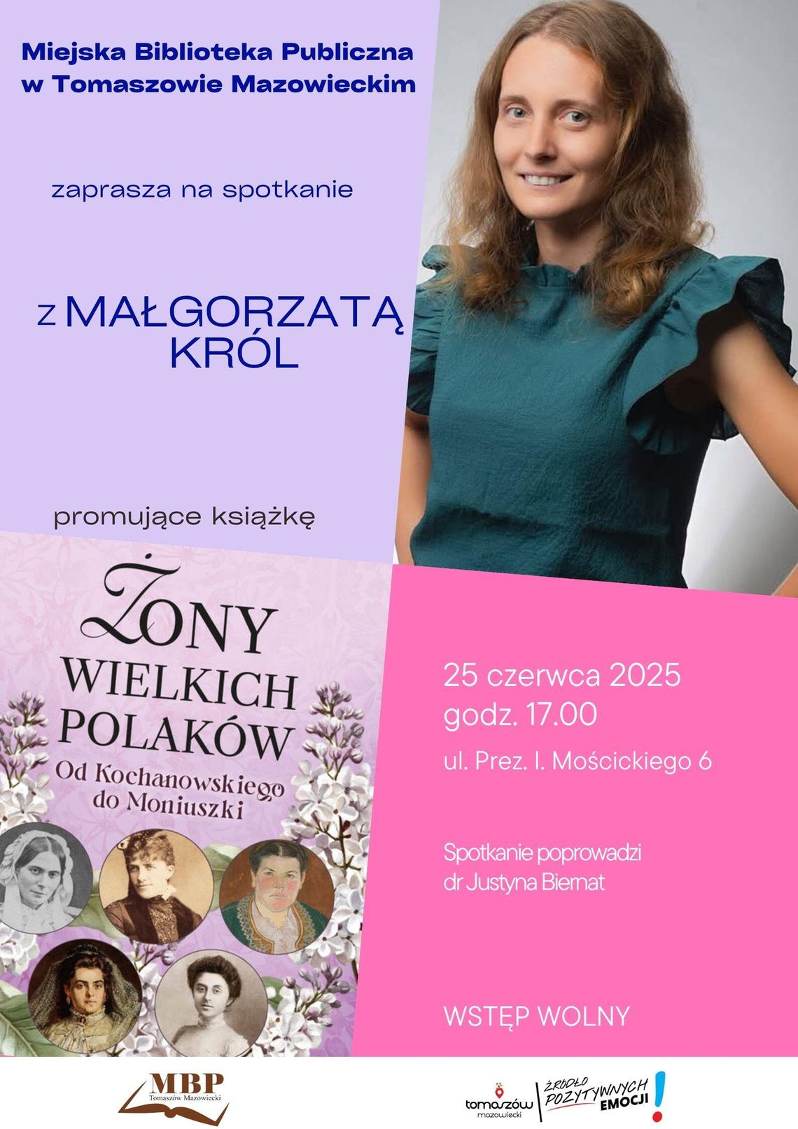 Spotkanie z pisarką Małgorzatą Król Spotkanie z pisarką Małgorzatą Król