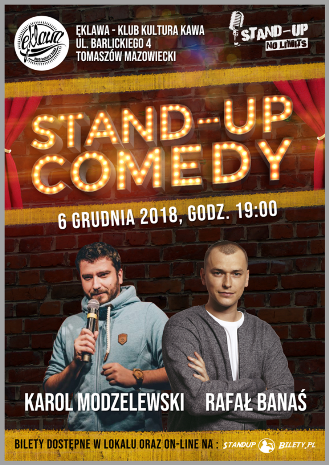  STAND-UP COMEDY SHOW  Karol Modzelewski i Rafał Banaś