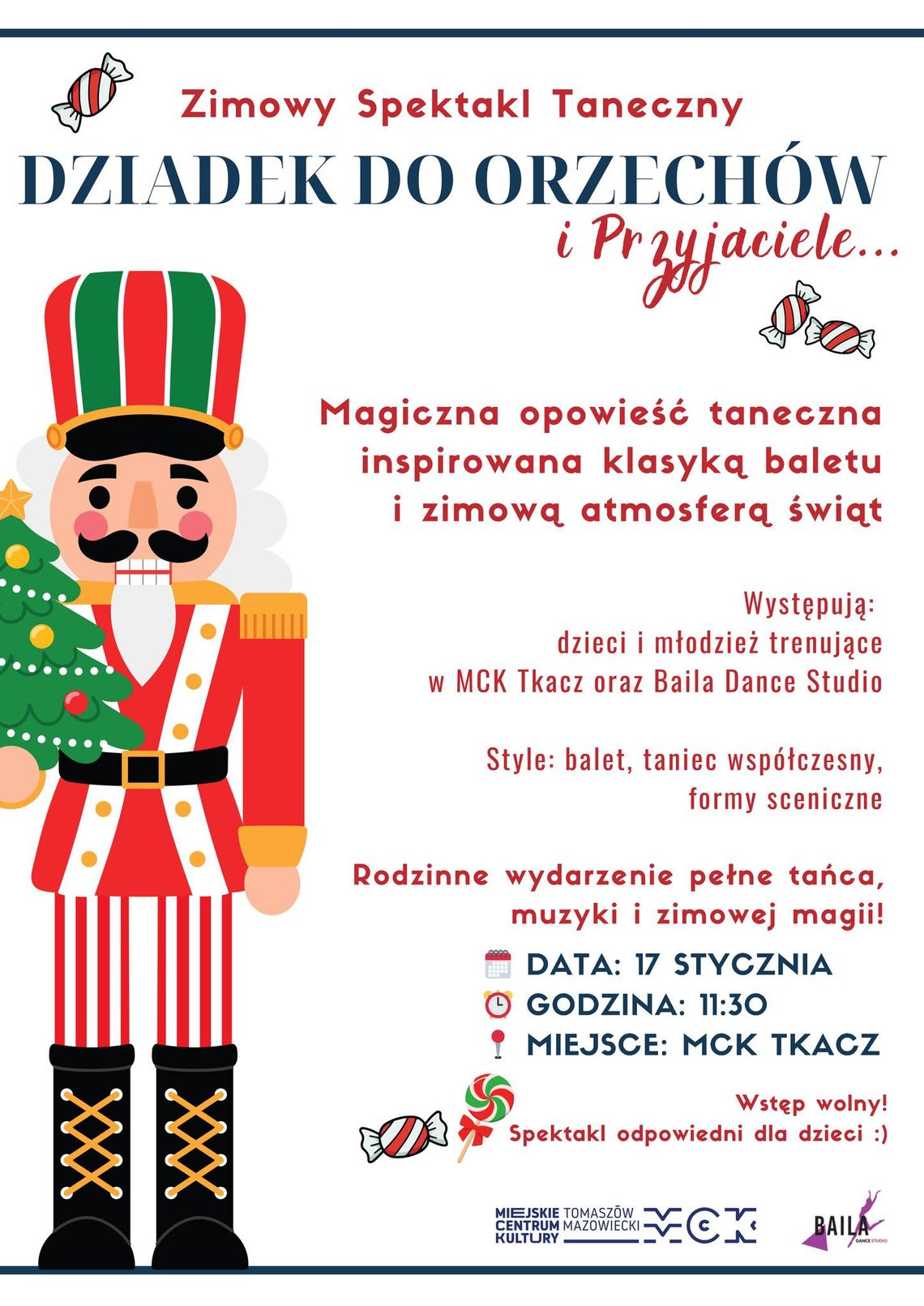 Taniec i zimowe opowieści w MCK Tkacz