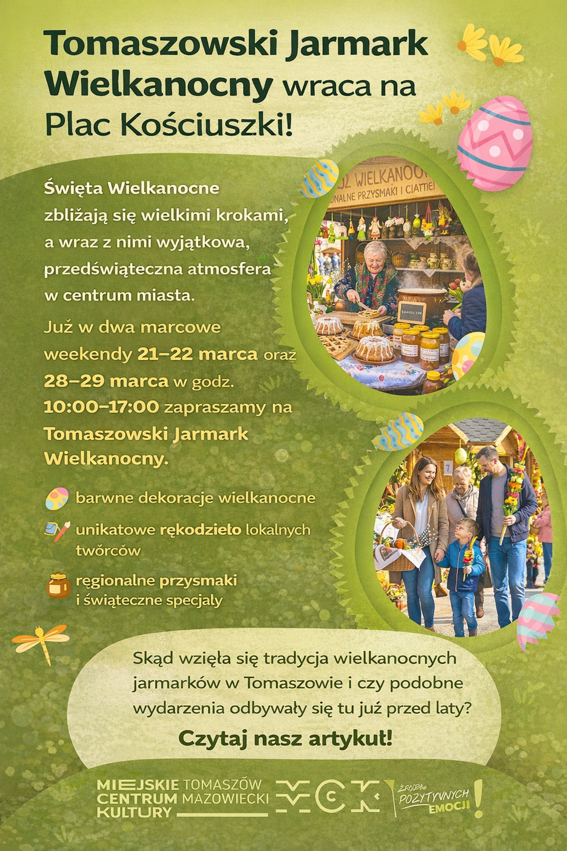 Tomaszowski Jarmark Wielkanocny!