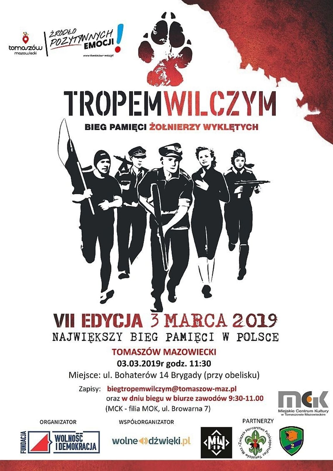 „TROPEM WILCZYM” -  Bieg Pamięci Żołnierzy Wyklętych