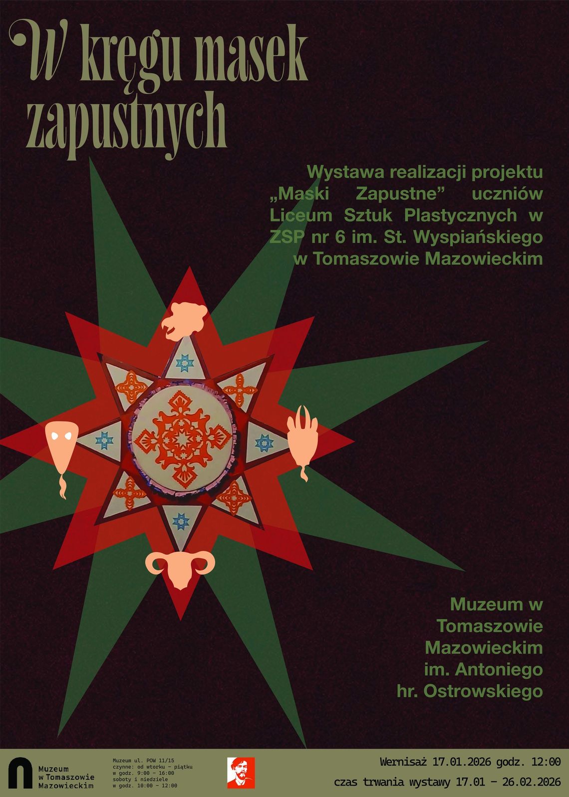 W kręgu masek zapustnych – wystawa w Muzeum