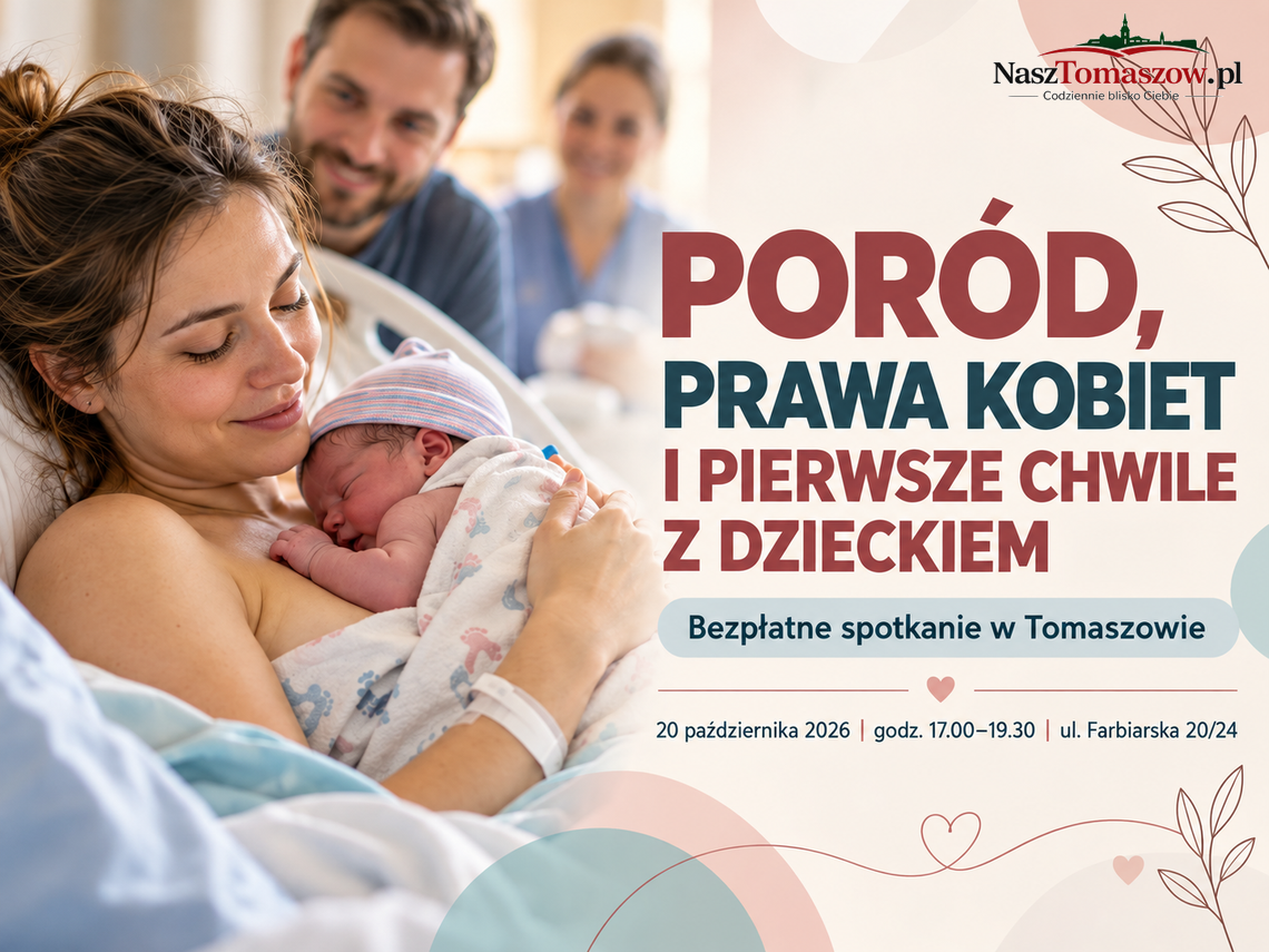 W Tomaszowie o prawach kobiet przy porodzie i kontakcie z noworodkiem