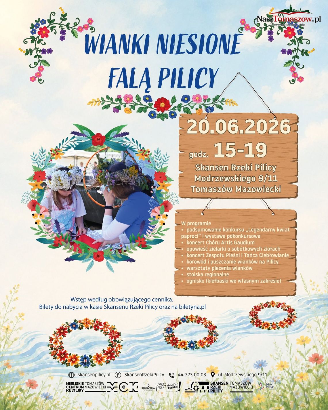 Wianki Niesione Falą Pilicy Wianki Niesione Falą Pilicy