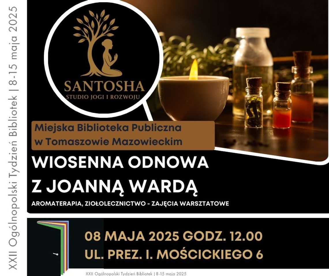 Wiosenna odnowa z Joanną Wardą w MBP Wiosenna odnowa z Joanną Wardą w MBP
