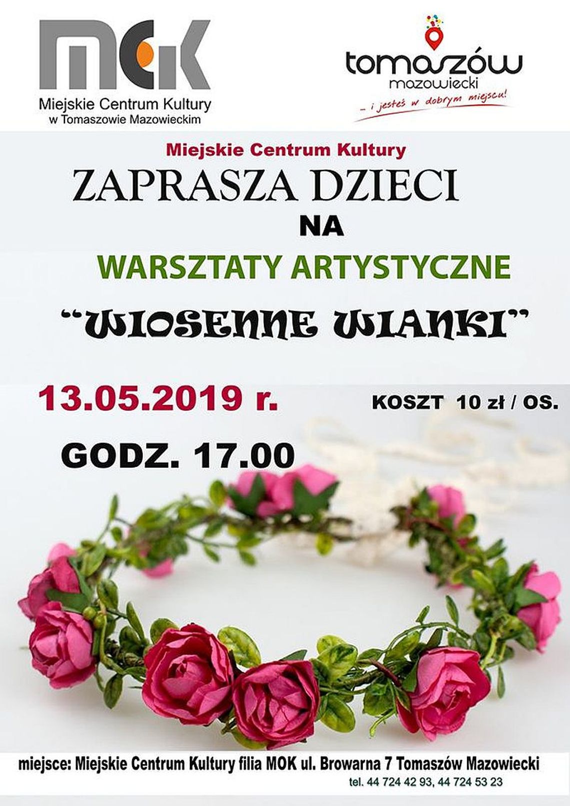 „Wiosenne wianki” – warsztaty artystyczne dla dzieci „Wiosenne wianki” – warsztaty artystyczne dla dzieci