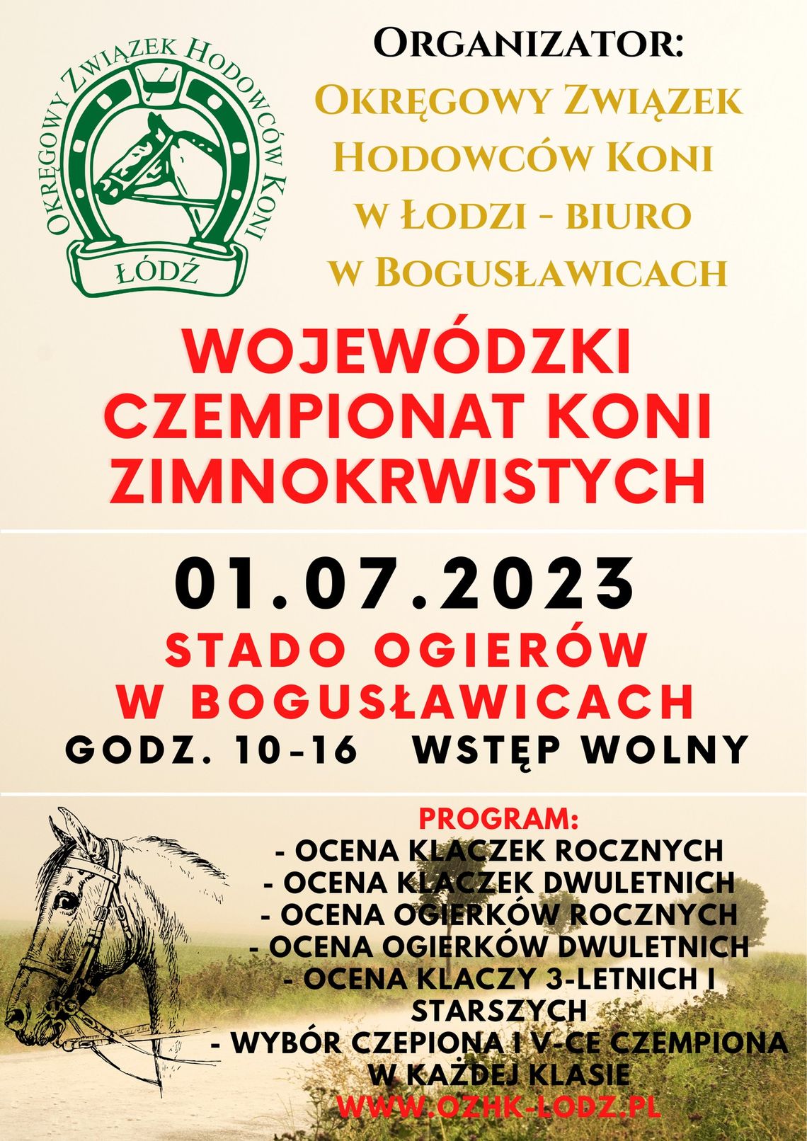 Wojewódzki Czempionat Koni Zimnokrwistych Wojewódzki Czempionat Koni Zimnokrwistych