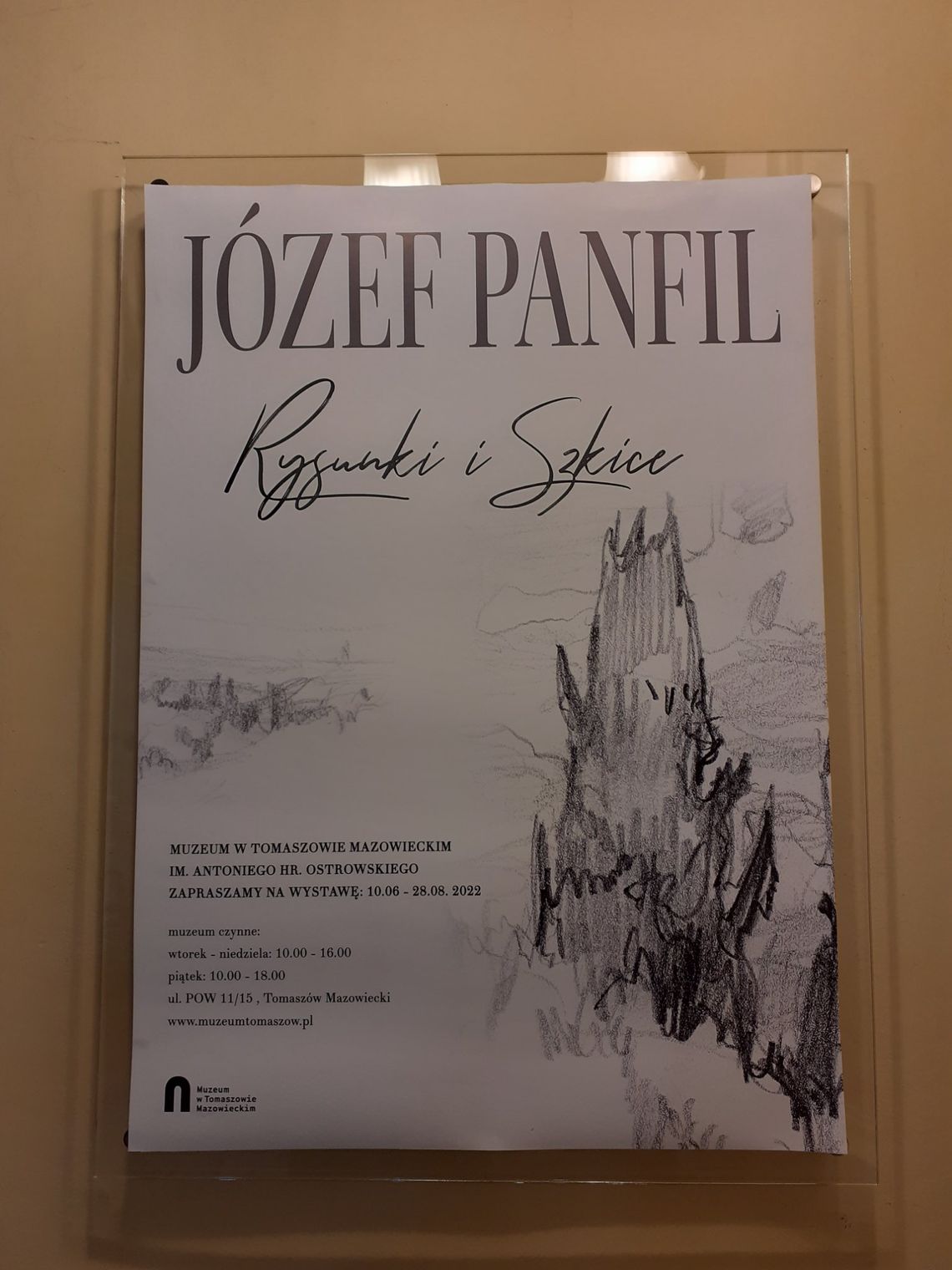 Wystawa rysunków i szkiców Józefa Panfila