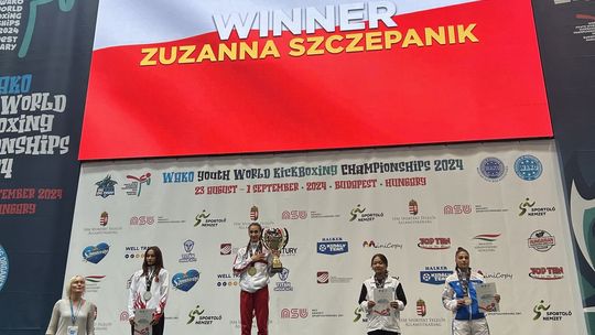 Zuzanna Szczepanik, Mistrzynią Świata w Kickboxingu
