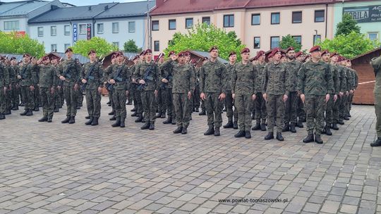 Uroczysta przysięga wojskowa w Tomaszowie Mazowieckim