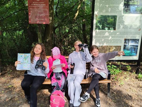 Planowanie obserwacji ptaków nad Pilicą Przystanek edukacyjny: mapa rezerwatu i lornetki – Szkoła Podstawowa nr 6 Tomaszów Mazowiecki