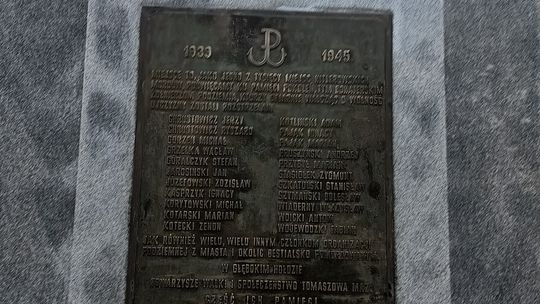 Społeczna akcja Ruchu Narodowego przy „miejscu straceń pod browarem” w Tomaszowie