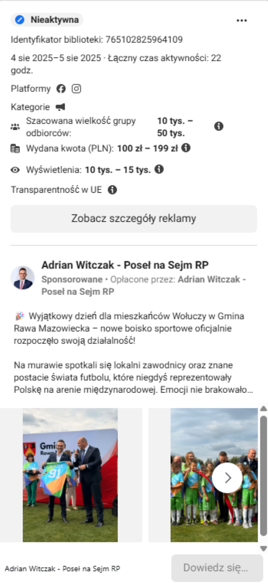 Adrian Witczak i jego piłkarska pasja