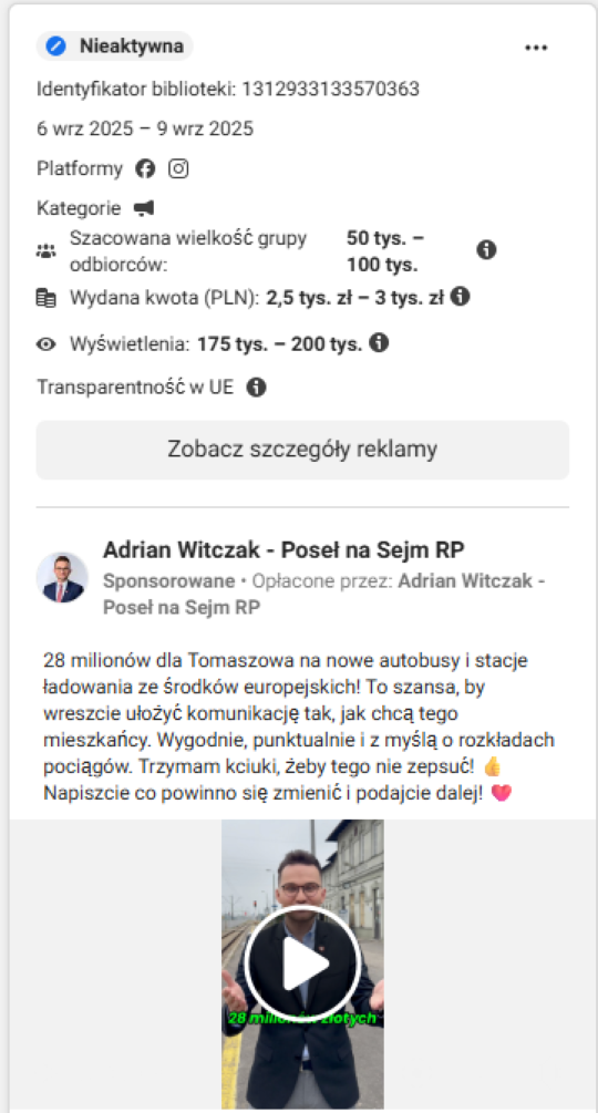 Adrian Witczak - na dworcu